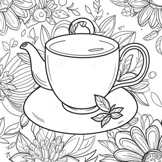 Tea Coloring Page 59843-47354