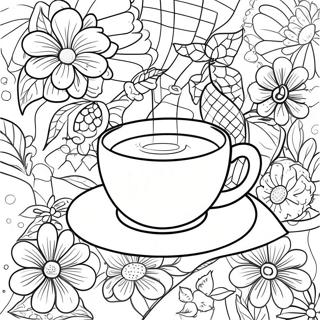 Tea Coloring Page 59843-47356