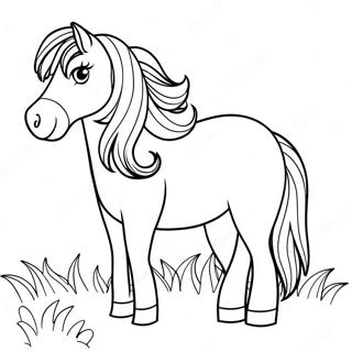 Shetland Pony Coloring Pages