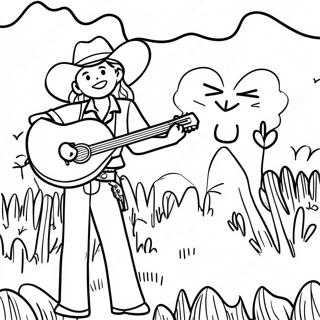 Country Music Festival Coloring Page 59904-47411