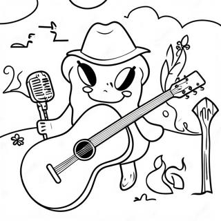 Country Music Festival Coloring Page 59904-47412