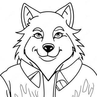 Big Bad Wolf Coloring Page 59923-47414