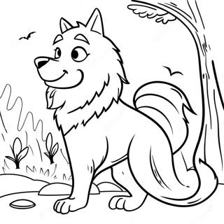 Big Bad Wolf Coloring Page 59923-47416