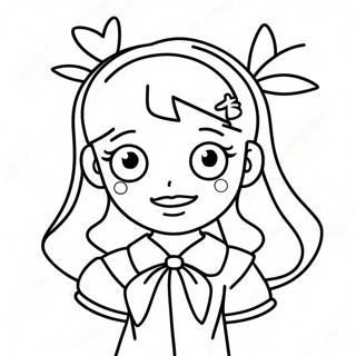 Magical Girl Coloring Page 59933-47426