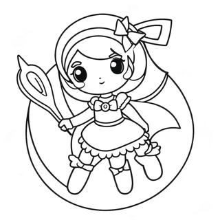 Magical Girl Coloring Page 59933-47428