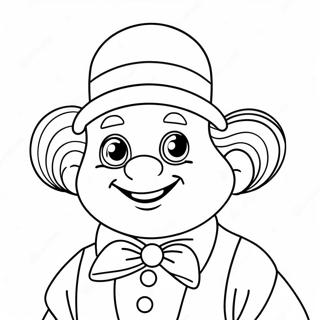 Precious Moments Clown Coloring Page 59943-47421