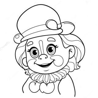 Precious Moments Clown Coloring Page 59943-47422