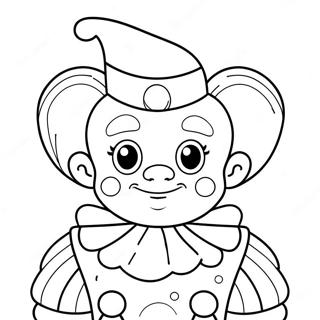 Precious Moments Clown Coloring Page 59943-47423