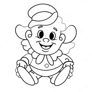 Precious Moments Clown Coloring Page 59943-47424