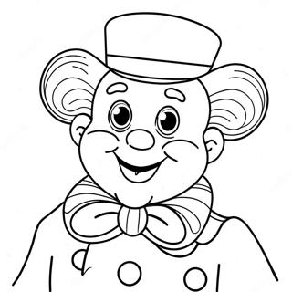 Joyful Precious Moments Clown Coloring Page 59944-47455