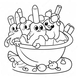 The Banana Splits Coloring Pages