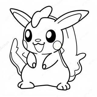 Electric Type Pokemon Coloring Page 59993-47471