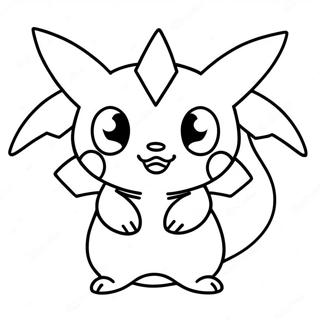 Electric Type Pokemon Coloring Page 59993-47472