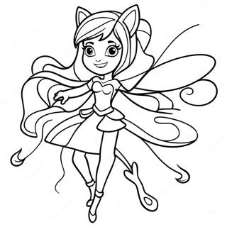 Winx Club Stella Coloring Pages