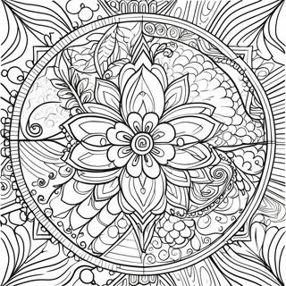 Elegant Crayola Mandala Coloring Page 60034-47493