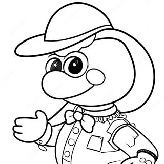 Rosita Sesame Street Coloring Pages