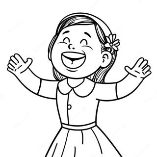 Rosita Singing Cheerfully Coloring Page 60104-47555