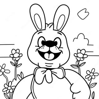 Spring Bonnie Coloring Page 6010-4780