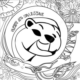 Penn State Logo Coloring Page 60113-47558