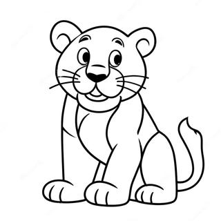 Nittany Lion Mascot Coloring Page 60114-47569