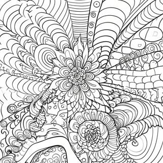 Trippy Optical Illusion Coloring Page 60223-47650