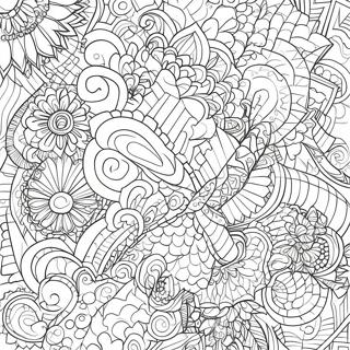 Colorful Geometric Patterns Coloring Page 60224-47663