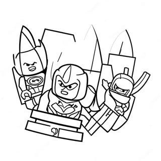 Lego Justice League Coloring Pages