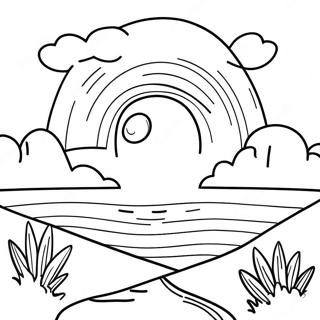 Sublime Sunset Coloring Page 60244-47690