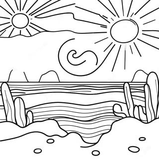 Sublime Sunset Coloring Page 60244-47691