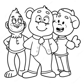 Doug With Friends Coloring Page 60294-47725