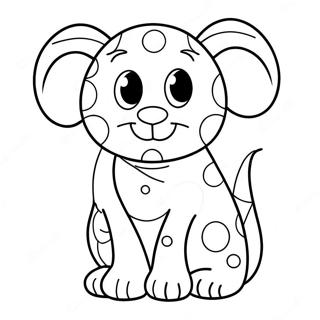 Fun Dot Animal Coloring Page 6031-4796