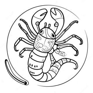 Scorpio For Adults Coloring Pages