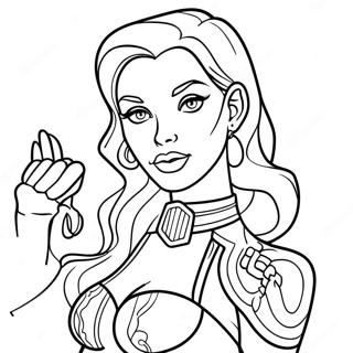 Scarlet Overkill Coloring Pages