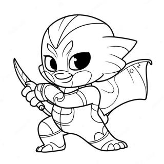 Pj Masks Gekko Mobile Coloring Pages