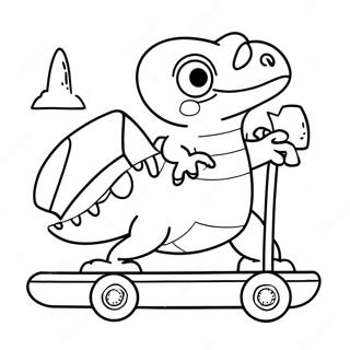 Gekko Mobile In Action Coloring Page 60484-47870