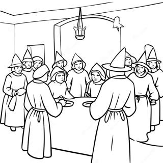 Salem Witch Trials Coloring Pages