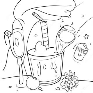 Creative Paint And Sip Party Coloring Page 60514-47889