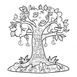 Chicka Chicka 123 Coloring Pages