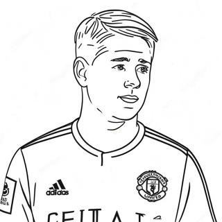 Kevin De Bruyne Coloring Pages