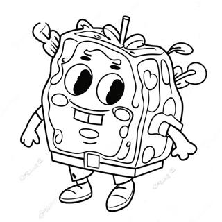 Spongebob Valentine's Day Coloring Page 60603-47952