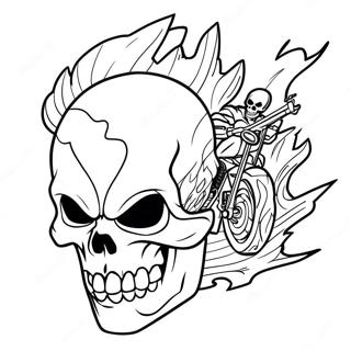 Ghost Rider Coloring Page 6060-4818