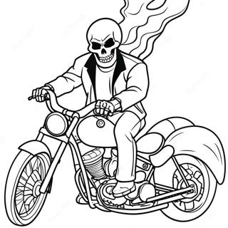 Ghost Rider Coloring Page 6060-4820