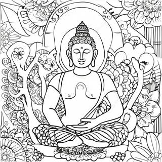 Easy Mindfulness Coloring Page 60623-47982