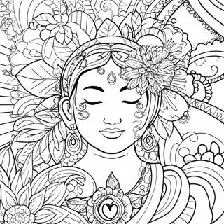 Easy Mindfulness Coloring Page 60623-47983