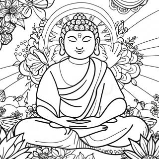 Easy Mindfulness Coloring Page 60623-47984