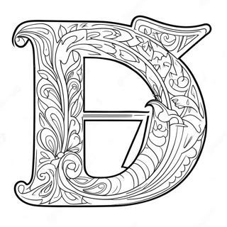 Illustrative Capital Letter I Coloring Page 60644-48004