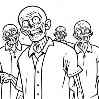 Zombies Coloring Page 60663-48018