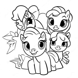 My Little Pony Cutie Mark Crew Coloring Pages