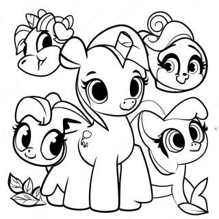 My Little Pony Cutie Mark Crew Coloring Page 60693-48058