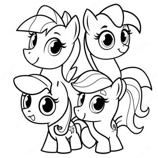 My Little Pony Cutie Mark Crew Coloring Page 60693-48059